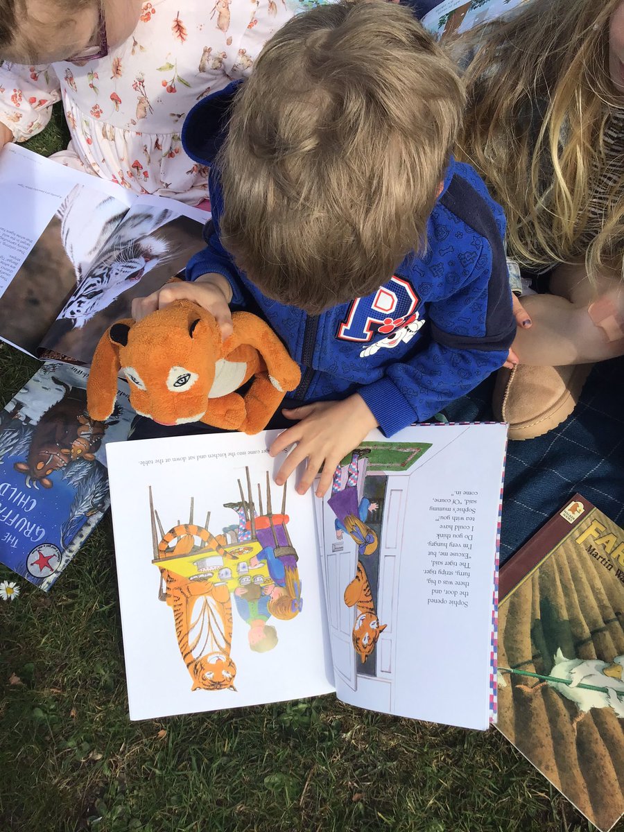 Robins class loved having The Tiger Who Came to Tea joining us last week! The Tiger came as a part of his pilgrimage of all the EYFS classes in our multi-academy trust.  We are excited to see what he gets up to at <a href="/MeashamPS/">Measham CE Primary School</a>! <a href="/Rise_MAT/">Rise Multi Academy Trust</a> #risepupilcharter #flourishandsucceed
