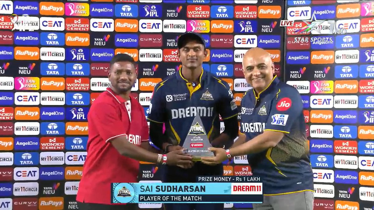 Thesaketpandey's tweet photo. SAI SUDHARASAN WON POTM vs RAJASTHAN ROYALS...!!!! 👑
- The future star of India.
#IPL2025 #GTvsRR #BreakingNews #Matic #JofraArcher #JosButtler #RajasthanRoyals #ShubmanGill #SaiSudarshan #SSmith #Ajithkumar𓃵 #RRvsGT #Ahmedabad #OrlandoPirates
#Trump #Apoorva #TrumpRecession https://t.co/47K6KTRInu