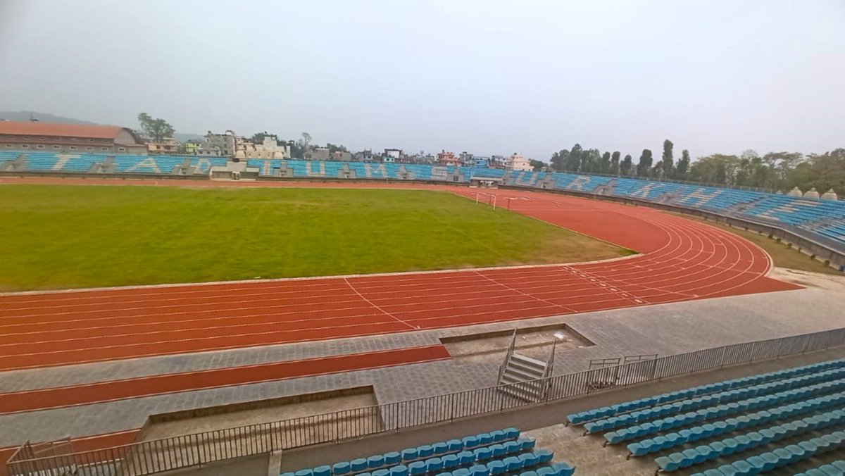 At GreatSports Tech, we don’t just create infrastructure; we engineer environments where talent thrives, dreams take flight, and every lane tells a story of grit and glory. 
In Surkhet, Nepal, we’re redefining limits with our newly completed 8-lane synthetic athletic track.