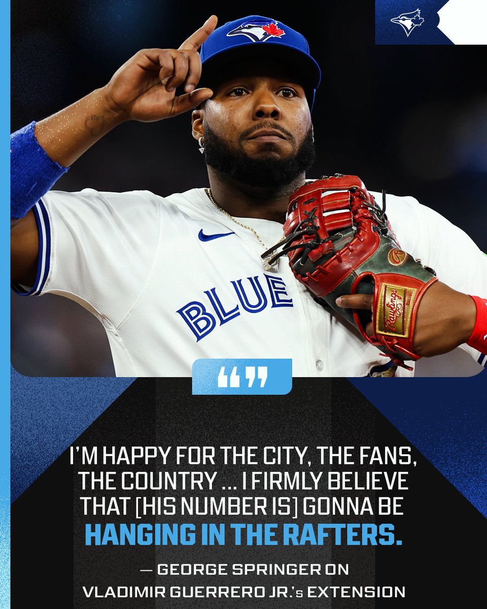 MLB's tweet photo. This is officially the Vladdy era of Blue Jays baseball. https://t.co/OfppE0VV5r