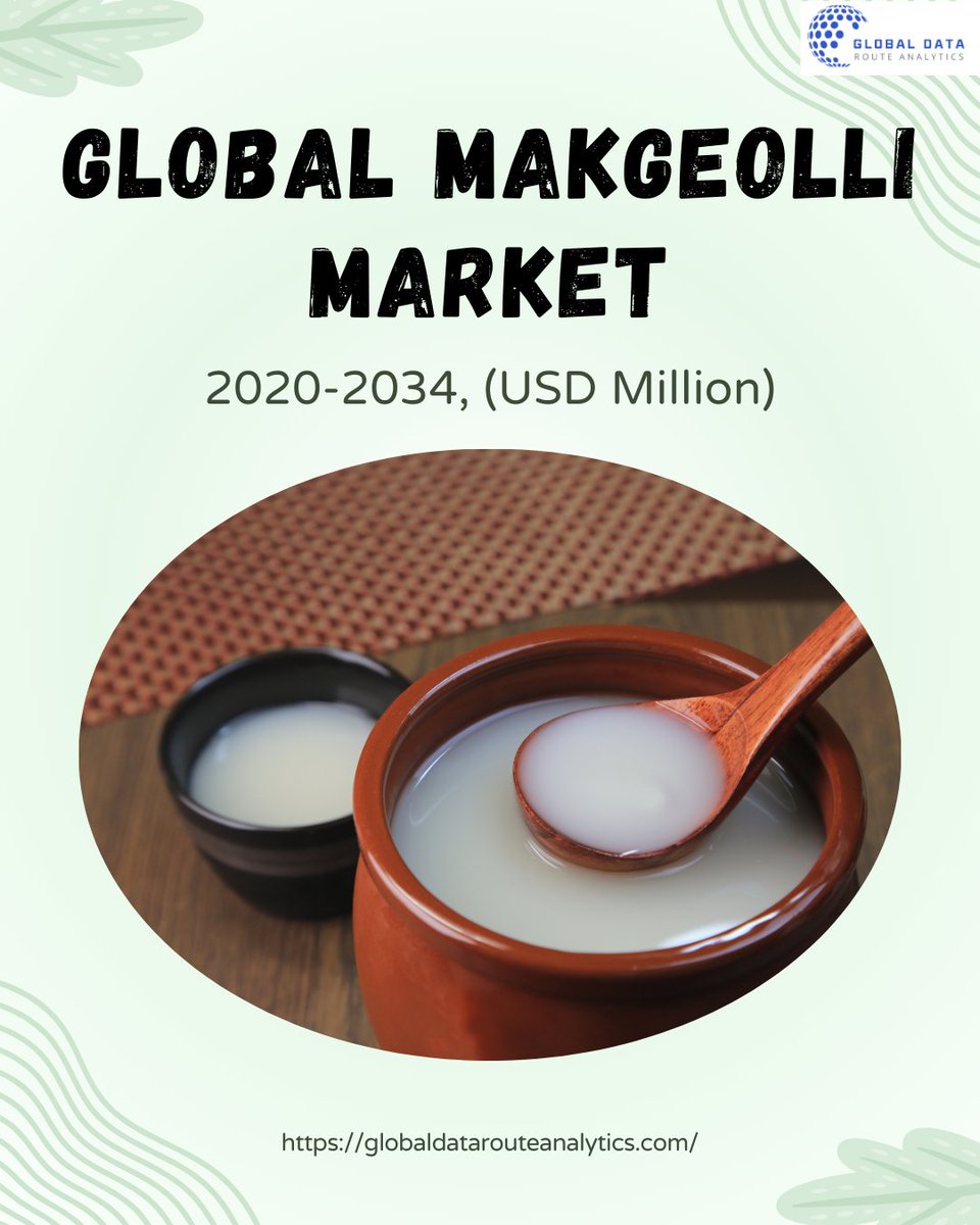 DataRoute55813's tweet photo. 🌾 Korean Rice Wine Reimagined! The Global Makgeolli Market (2020–2034) is surging as wellness meets tradition, with Gen Z, K-food fans &amp; global brewers embracing this fizzy, probiotic-rich cloudy drink! 🌍🍶✨ https://t.co/tD7AXtuK7l