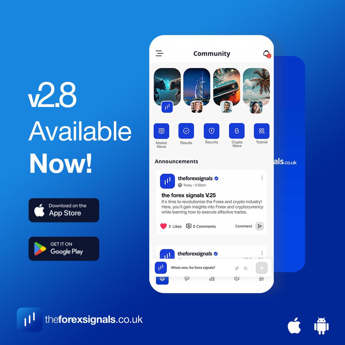 The Wait is over… theforexsignals apps are officially live! Get ready to experience a revolution in real-time forex and crypto signals, market news, and expert trading insights.

We offer free forex tools, in-depth courses, and educational content designed to empower traders at