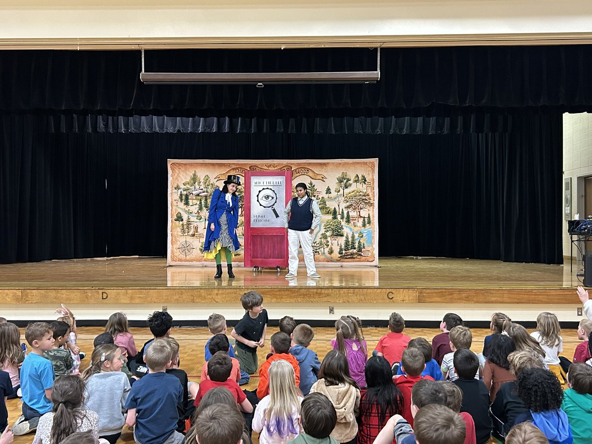Thanks to our <a href="/SummitPTA/">SummitElementaryPTO</a> , our K-2 students got to enjoy a special performance of the Hundred Acre Wood from Playhouse in the Park. Students loved the show and got to ask questions of the performers at the end! <a href="/FHSchools/">FHSD</a> <a href="/SummitPTA/">SummitElementaryPTO</a>