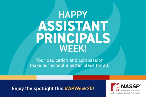 April 7–11 is National Assistant Principals Week! A big thank you to Mrs. Kohler for all the ways you contribute to the success of RMS!