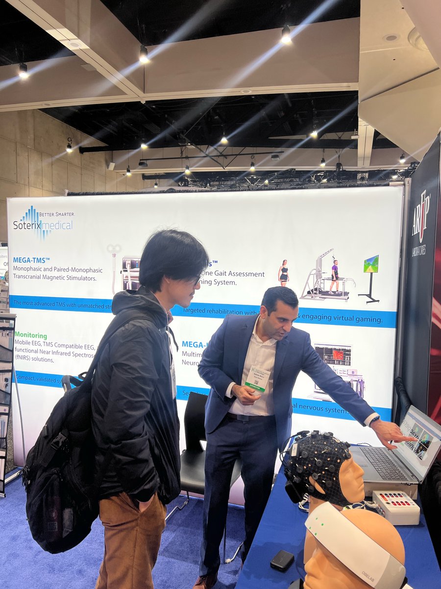 SoterixMedical's tweet photo. Last day to visit our team at Booth 913 at AAN 2025! Stop by to learn about our latest offerings in neuromodulation, intraoperative monitoring, neuromonitoring, and more!
@AANmember
#brainstim #AANAM #TMS #EEG https://t.co/w5uR9by0cl