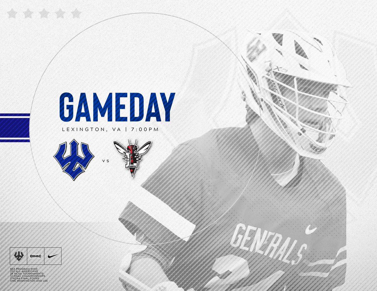 generalsmlax's tweet image. GAMEDAY!!!!

Huge match up tonight with our arch-rival Lynchburg! 

vs No. 13 Lynchburg
📍Lexington, VA
⏰ 7:00pm
🏟️ Wilson Field
📺 generalssports.com/sports/2019/10…
📊 generalssports.com/sidearmstats/m…

Weather: 54 / ☀️ 

#gogenerals
