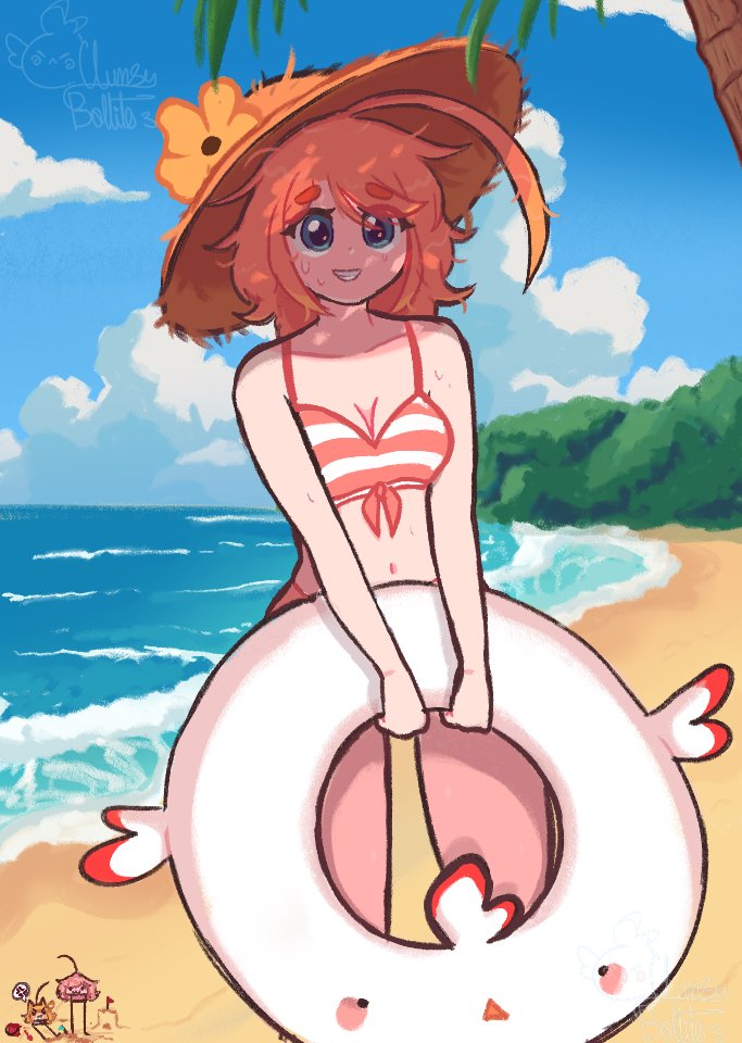 Clumsy_Bollito's tweet photo. 🐣☀️LLEGO EL VERANO MI GENTE, YA ME SUDAN LAS NALGAS 🗣️💦

Me anime a dibujar un fondo mi gente 🙏 no es perfecto pero es humilde 

#myartwork #summer https://t.co/lWFOU0vnDy