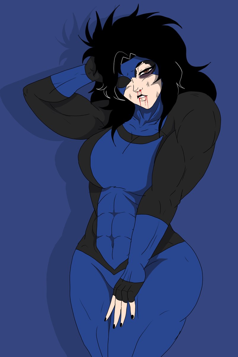 She's not looking so [TITLE CARD]. This time I made a girl version of ...