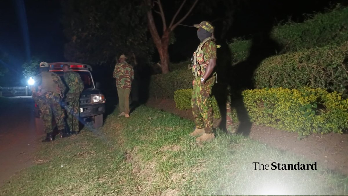 Yaani "Echoes of war play" inapea this regime sleepless nights.  Mpaka polisi wamevaa balaclava kwani ni Al shabab wanakimbiza?It's teenage girls man!
This government sucks!
