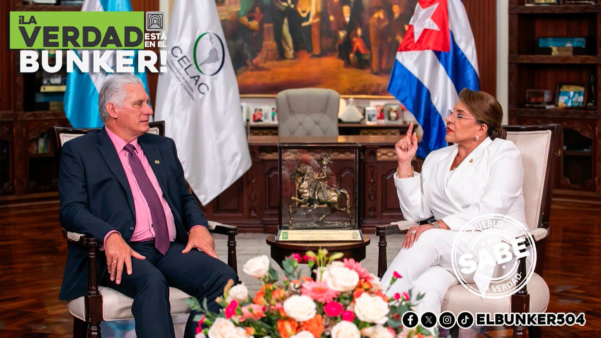 ElBunker504's tweet photo. ¡UNIDOS POR LA PATRIA GRANDE!

La presidenta Xiomara Castro, con su liderazgo orientado a la justicia social, recibió en Casa Presidencial a los presidentes Miguel Díaz-Canel, Luis Arce, Gustavo Petro y Yamandú Orsi, con quienes sostuvo reuniones sobre la cooperación y la amistad entre pueblos, previo a la IX Cumbre de Jefas y Jefes de Estado de la Comunidad de Estados Latinoamericanos y Caribeños (CELAC).🇭🇳🇨🇺🇺🇾🇧🇴