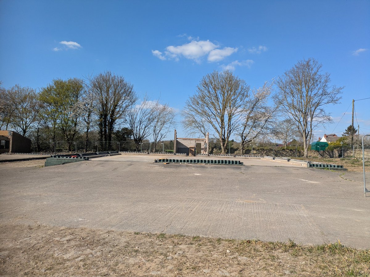 2 x sheds demolished ready to go back up