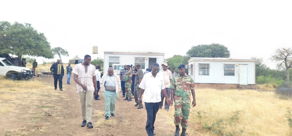 ParliamentZim's tweet photo. Today, the 9th of April, ZINARA and Immigration Department welcomed Team A of the Joint Portfolio Committees on Defence, Home Affairs Security and War Veterans' Affairs and Thematic Committee on Peace and Security, at the Mlambapele border post, shared with Botswana. During the visit, they discussed urgent needs such as new infrastructure, improved staff accommodation, border expansion, and a perimeter fence. Additionally, the Immigration office requested the construction of a bridge over the Shashe River, which would facilitate increased traffic into Zimbabwe. This development is expected to boost revenue for ZINARA and support the growth of the surrounding community.