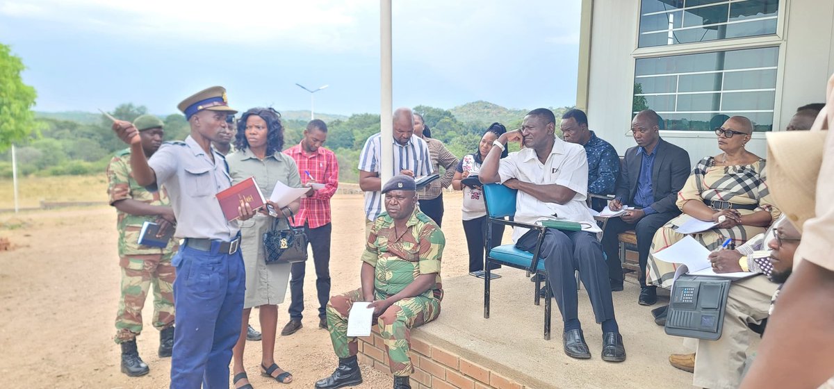 ParliamentZim's tweet photo. Today, the 9th of April, ZINARA and Immigration Department welcomed Team A of the Joint Portfolio Committees on Defence, Home Affairs Security and War Veterans' Affairs and Thematic Committee on Peace and Security, at the Mlambapele border post, shared with Botswana. During the visit, they discussed urgent needs such as new infrastructure, improved staff accommodation, border expansion, and a perimeter fence. Additionally, the Immigration office requested the construction of a bridge over the Shashe River, which would facilitate increased traffic into Zimbabwe. This development is expected to boost revenue for ZINARA and support the growth of the surrounding community.