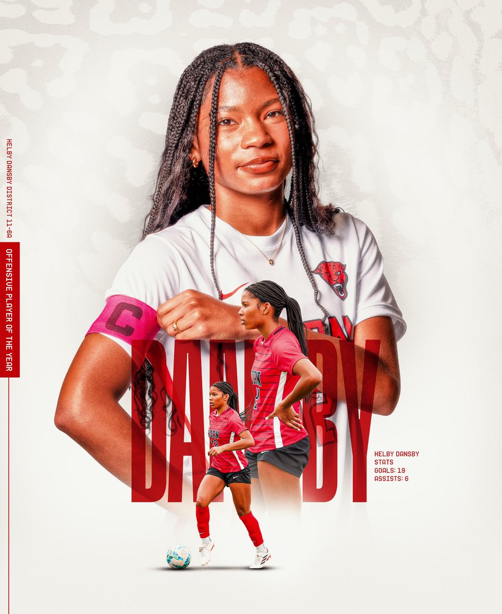 ladyjagssoccer_'s tweet photo. Congratulations @dansby_kelby12 for earning District 11-6A OFFENSIVE PLAYER OF THE YEAR 🏆 We are so proud of you! 👏 

📸  @chiefinalex_ 
📸 @Big_Libbowski https://t.co/TuRSDPK4FH