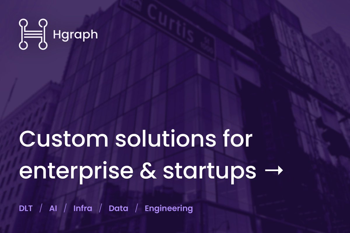 The tokenized assets market is expected to surge from $0.6T to $18.9T by 2033, growing 53% annually.

If you have an idea, initiative or product that requires tokenization, the Hgraph team is here to support with a variety of services.

Let's build 🤝 hgraph.com/enterprise