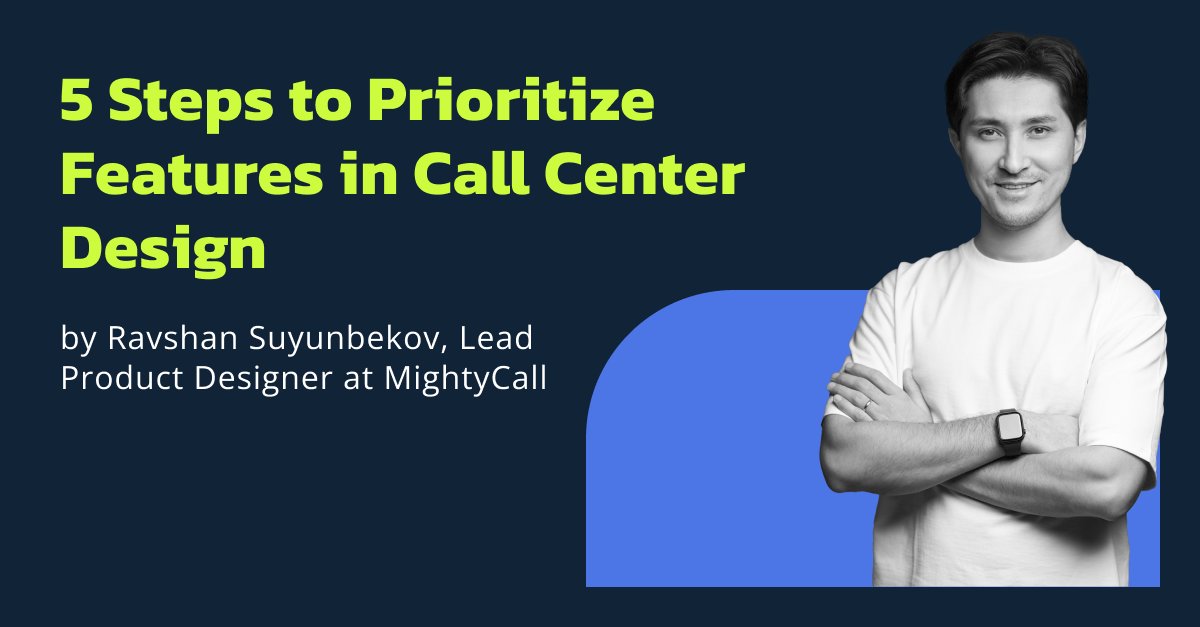 MightyCall's tweet image. See how MightyCall transforms call center user experience with our customer-first approach ✨
Ravshan Suyunbekov, our Lead Product Designer, outlines the five essential steps to optimize every interaction:
#callcentersoftware #callcenter #uxdesigntips