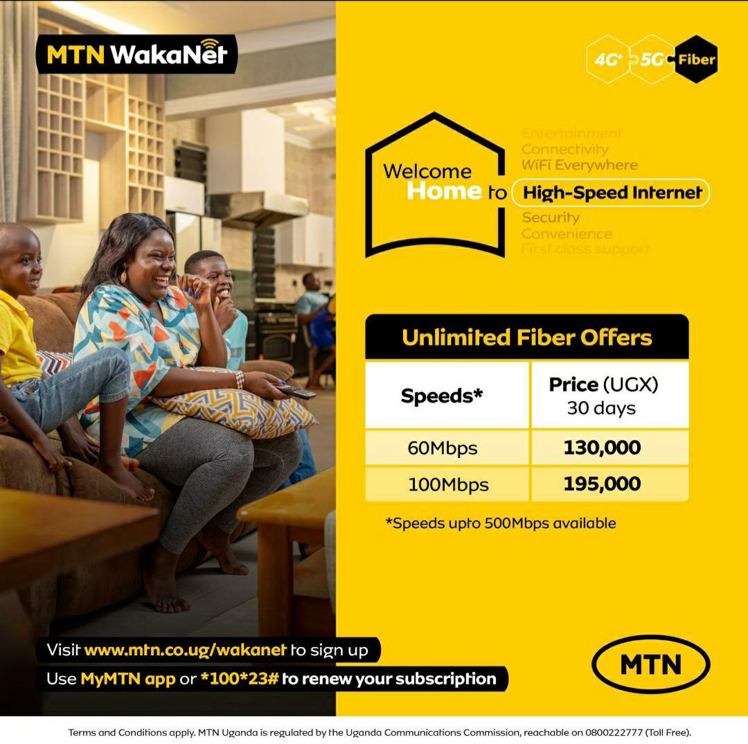 MTN Wakanet fibre internet tweet media