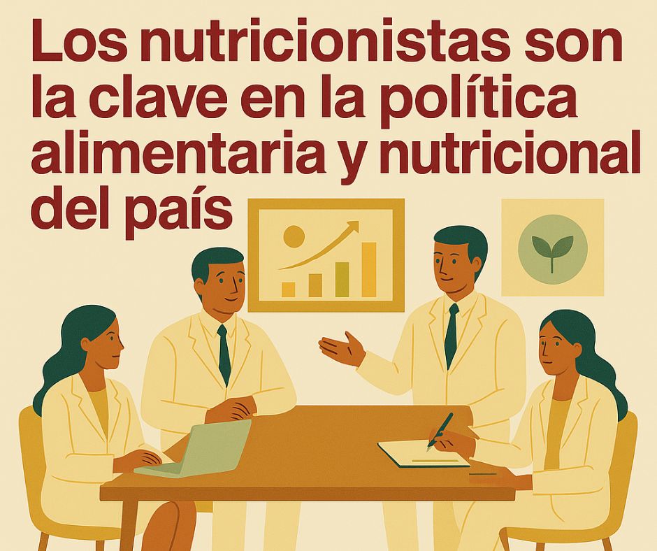 🍏 Los nutricionistas son esenciales en la política pública alimentaria del país. Su rol en promover una alimentación saludable es clave para un futuro más saludable y sostenible. 👩‍⚕️👨‍⚕️
Unidos, seguimos trabajando por mejorar los hábitos alimenticios de la población peruana.  🇵🇪💚