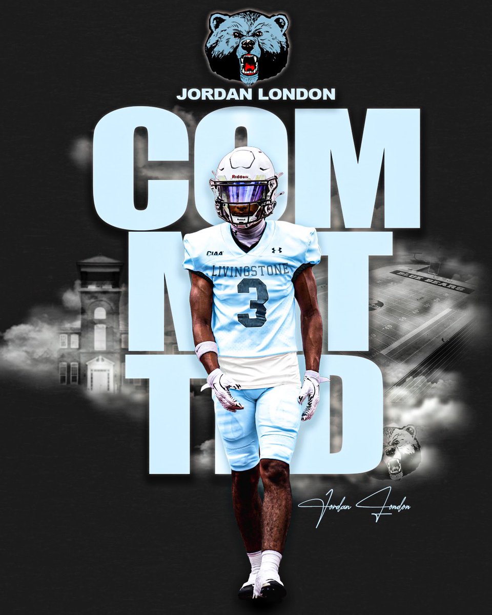 1000% Committed 🩵🖤 Go Blue Bears
<a href="/CoachShort53/">Quentin Short</a> <a href="/coach_hernandez/">Travis Hernandez</a> <a href="/Livingstone_Fb/">Livingstone College Football</a> <a href="/burleyjj/">Coach Jerald Burley</a> <a href="/CoachWTrenchMob/">Coach Dr. Mark A. Williams Jr. 🤘🏾</a> <a href="/TheCribSouthFLA/">Frank Tucker</a>