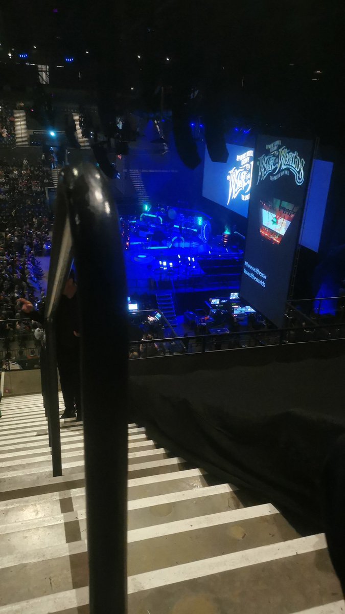 Boo... seats have restricted view of #TheEveOfTheWar. Husband really upset.
