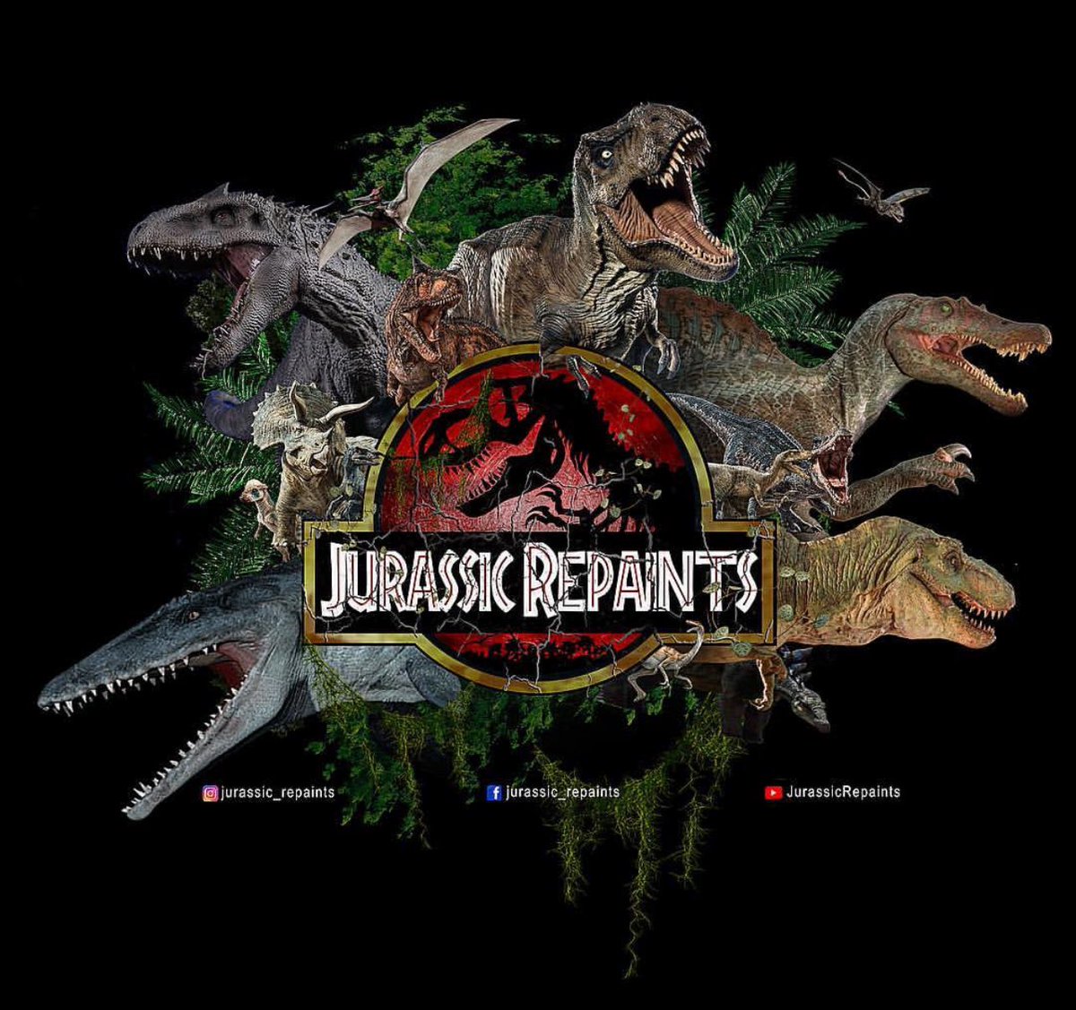 JurassicRepaint's tweet photo. 2018 / 2025 🧐 #JurassicWorldRebirth https://t.co/xq3mLdHXU8