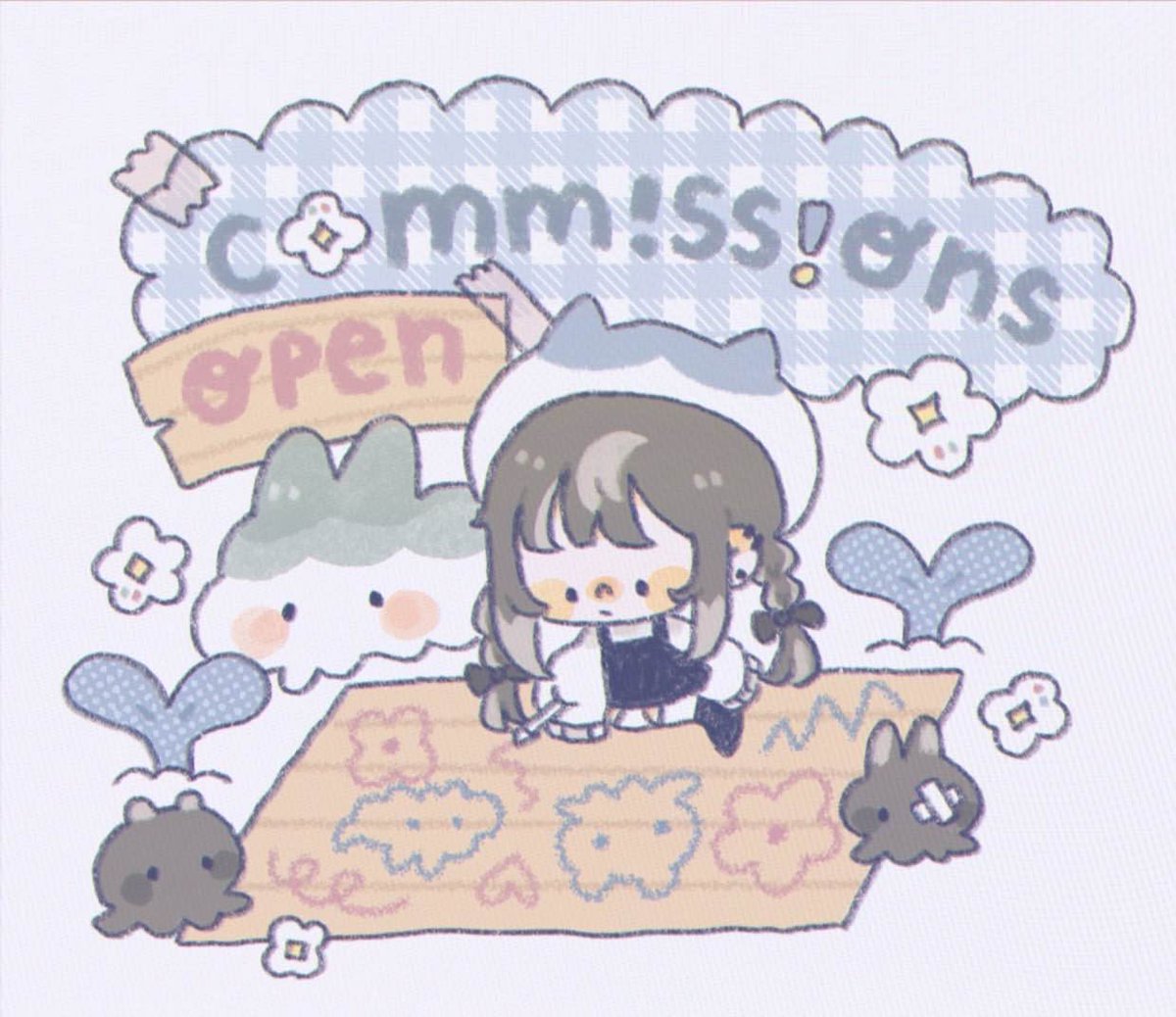 spwooqi's tweet photo. ⊹₊⟡ ART COMMISSIONS OPEN!
• tamagotchi YCH + new clutter style https://t.co/DL23C1Cr7T
