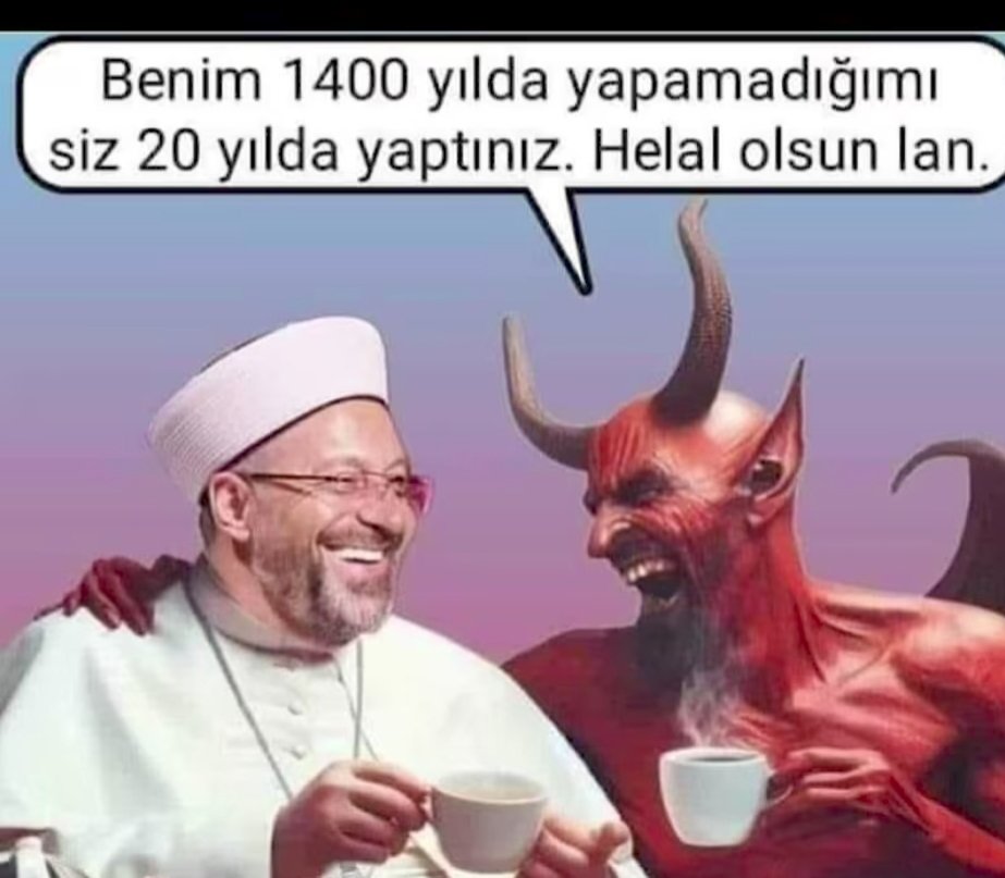 Şeytanın bile elinden işini aldı bunlar 😂 

#deprem #haber #SONDAKİKA #ekremimamoğlu #diyanet #chp #Trump #Donald_Trump #Israele #siyaset #gazete #twitter #Facebook #instagram
