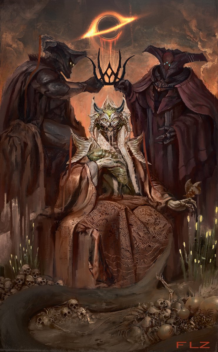 "At least the stars will remember the shape I gave them..." 

Throwback to when I did my version of the Hive Pantheon