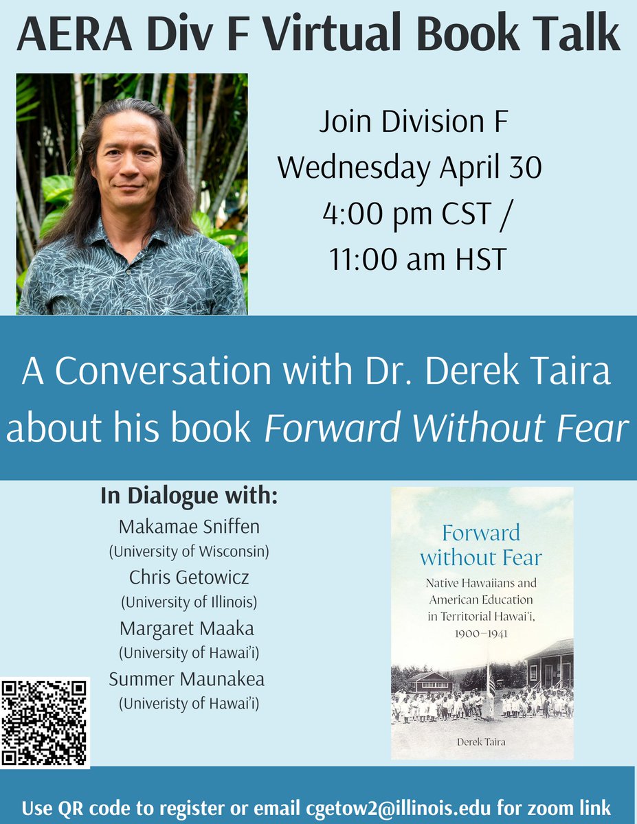Join Division F Wednesday April 30 for a conversation with Derek Taira about his book Forward Without Fear.