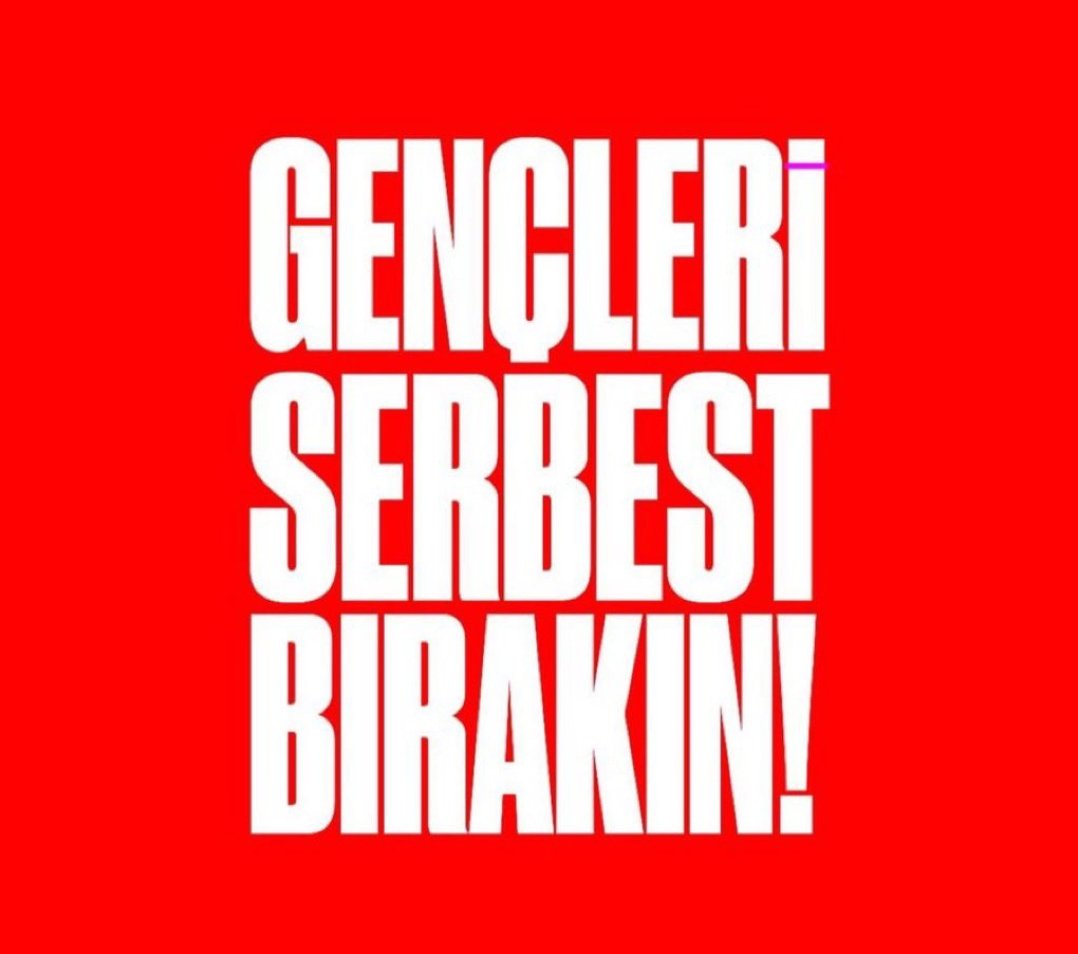 270 genç, düşüncelerini ifade ettikleri için özgürlüklerinden mahrum. Adalet, farklı sesleri susturmak değil, onları dinlemekle güçlenir. Gençlerin geleceğini karanlıkta bırakmayın!

#GençleriSerbestBırakın ‼️
#gençleriserbestbırakın
Mahmut Tanal
#TehlikeGeliyor