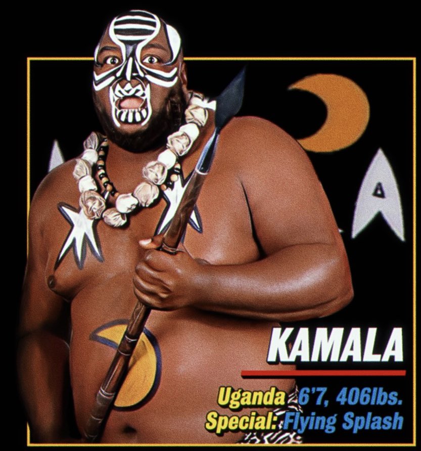 So happy to hear Kamala’s finally made the WWE Hall of Fame. Genuinely one of my all time favorites - much deserved.