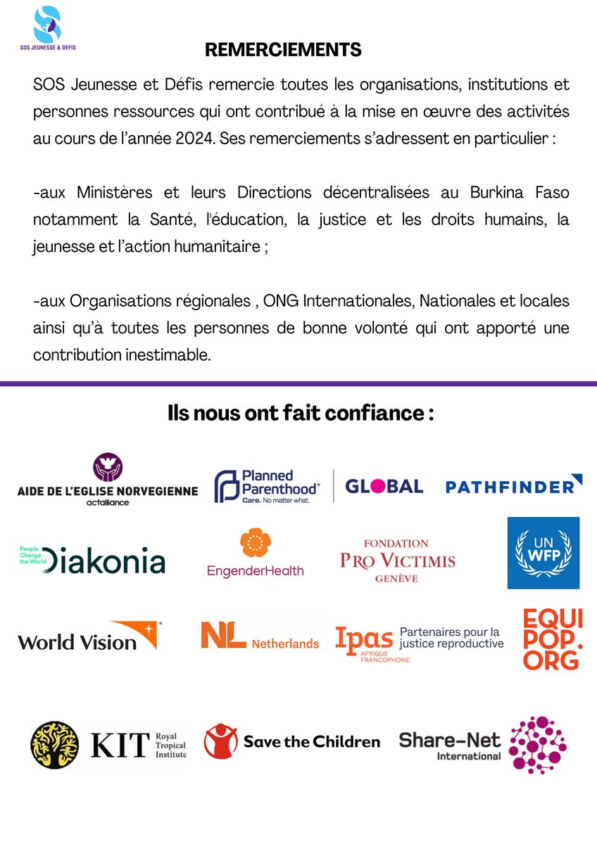 [ 𝗥é𝘀𝘂𝗹𝘁𝗮𝘁𝘀 𝗱𝗲 𝗻𝗼𝘀 𝗮𝗰𝘁𝗶𝗼𝗻𝘀 𝗲𝗻 𝟮𝟬𝟮𝟰 ]
Chers partenaires,
C’est avec une grande joie et une profonde fierté que nous vous présentons les fruits de nos actions menées tout au long de l’année 2024.
#sosjd_recap2024
