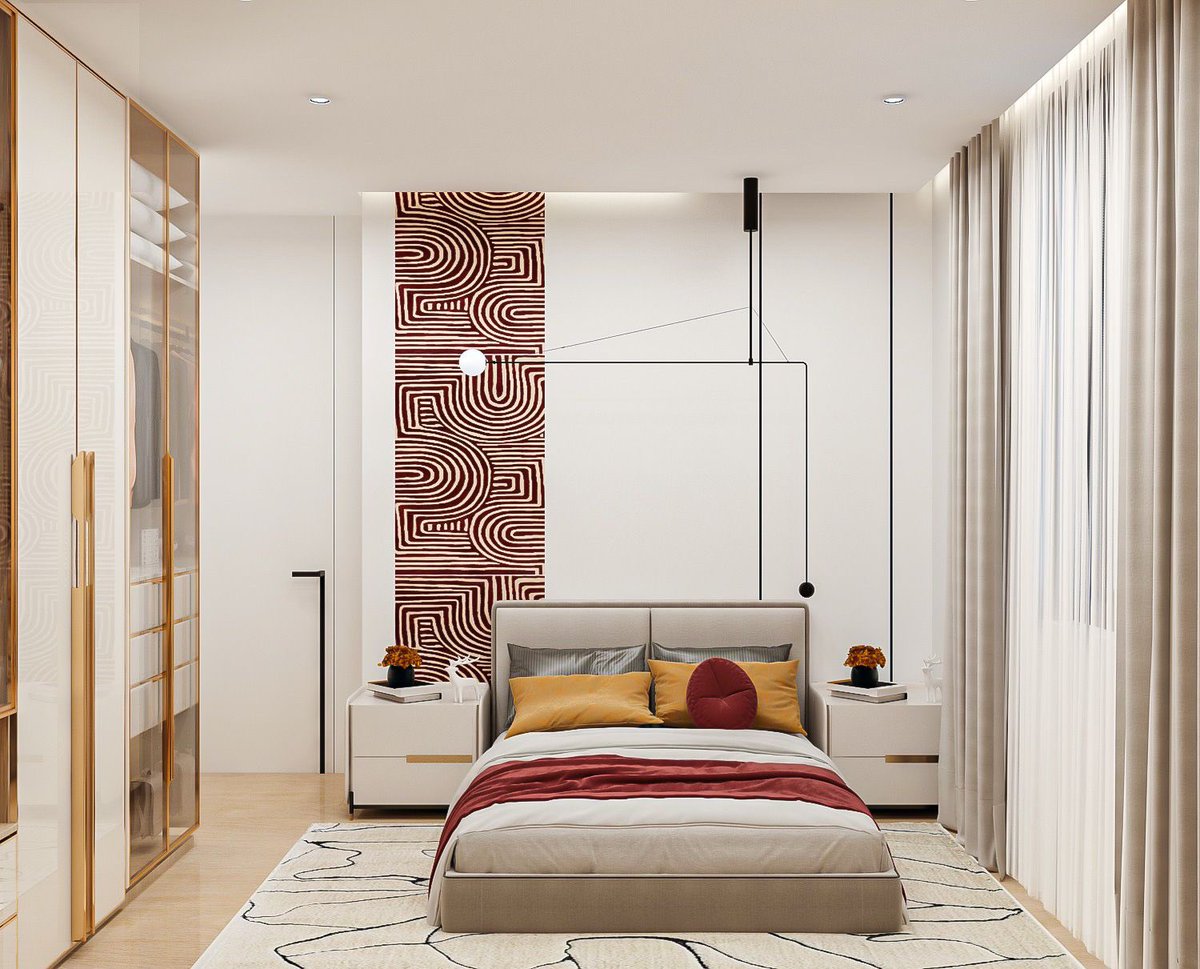 Designer_MA1's tweet image. احد الاعمال في تصميم  غرفة نوم ✨

للاستشارات والتواصل : wa.me/message/KE4SXH…