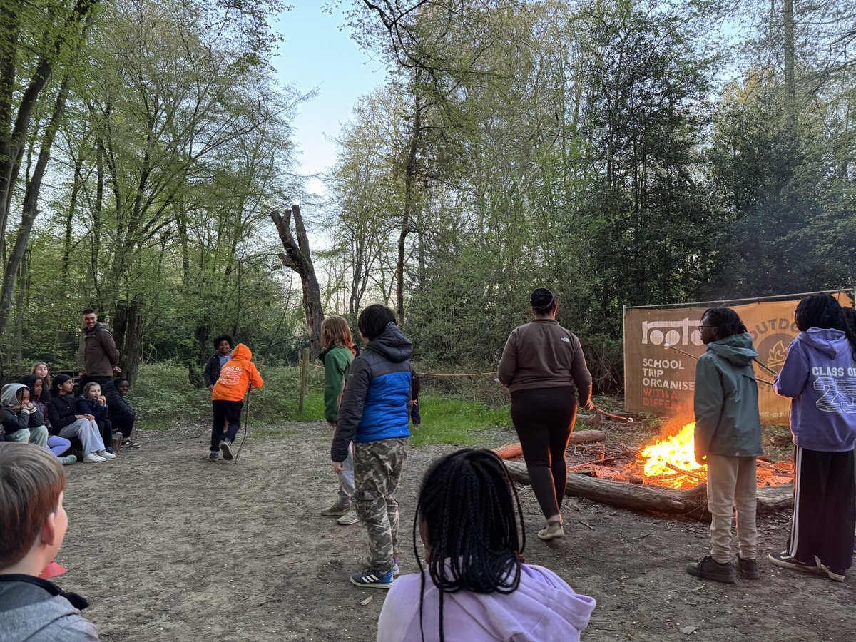 Talent show around the campfire for our final evening! #StLeonardsRootd25