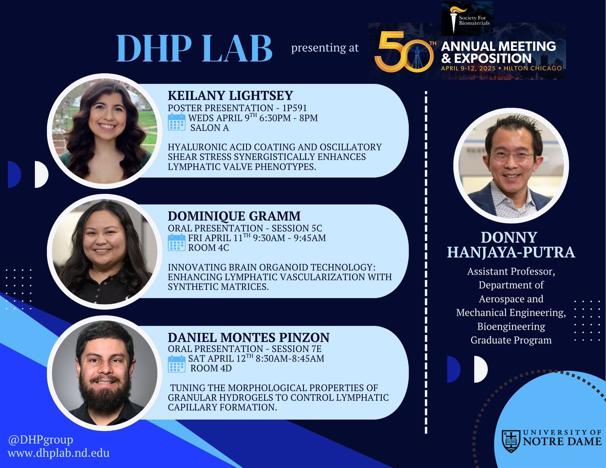 DHP lab will be presenting at #SFB2025! Check us out at the listed times.