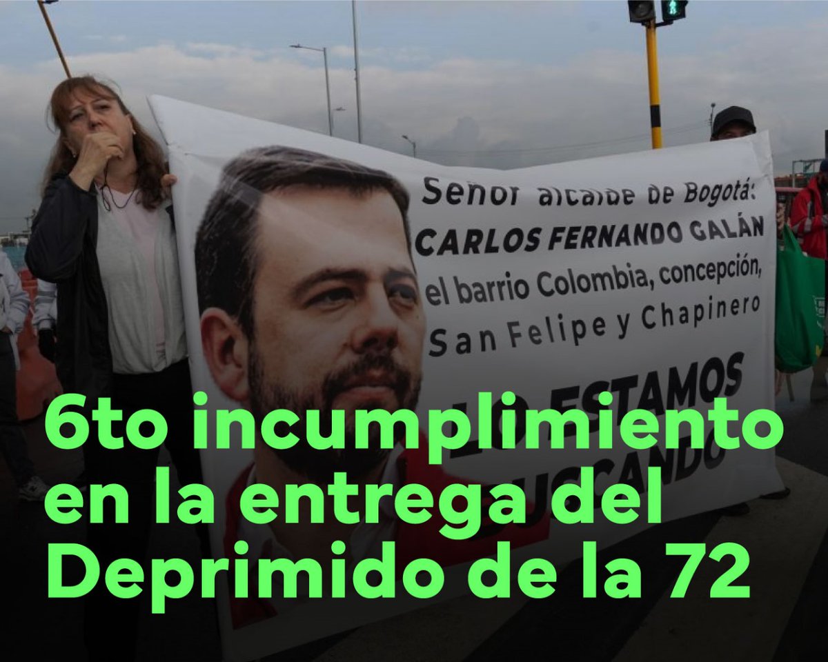 heidy_up's tweet photo. 1/7. El pasado 29 de marzo se configuró EL SEXTO INCUMPLIMIENTO en relación con la entrega del Deprimido de la Calle 72 como parte de las obras de la línea 1 del metro y, pese a que @MetroBogota puede multar al Concesionario por esto, está dilatando el proceso sancionatorio para que, de manera tardía, el Concesionario “cumpla” y no pague un peso al Distrito por sus retrasos. Actualmente la obra acumula 2 años y 3 meses de retraso con 6 fechas de entrega comprometidas incumplidas: 1. 8 de enero de 2023; 2. 9 de octubre de 2024; 3. 9 de noviembre de 2024; 4. 7 de diciembre de 2024; 5. 25 de enero del 2025; y 6. 29 de marzo de 2025. @petrogustavo