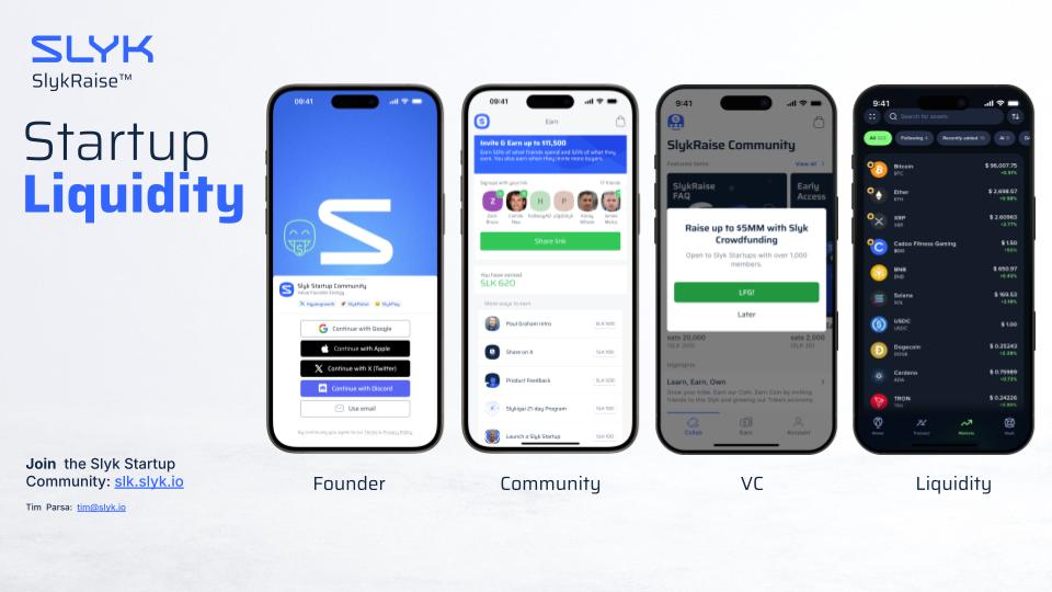 TimParsa's tweet photo. Future of marketing is upside sharing-- collab to own, upside hubs launched, grown, and capitalized on @slykHQ. 

Every AI agent will be in the market with its own upside coin rewarding collabs with other ai agents.  

Ai seeking truth via markets. https://t.co/RHnBZ6AHwJ