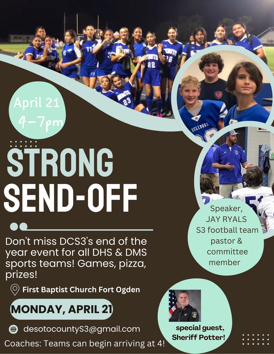 Can’t wait to see you there DMS &amp; DHS 
🏈⚽️🎾🥎⚾️🏀🏃🏽‍♂️🏃🏻‍♀️📣🏋🏼🏋🏽‍♀️