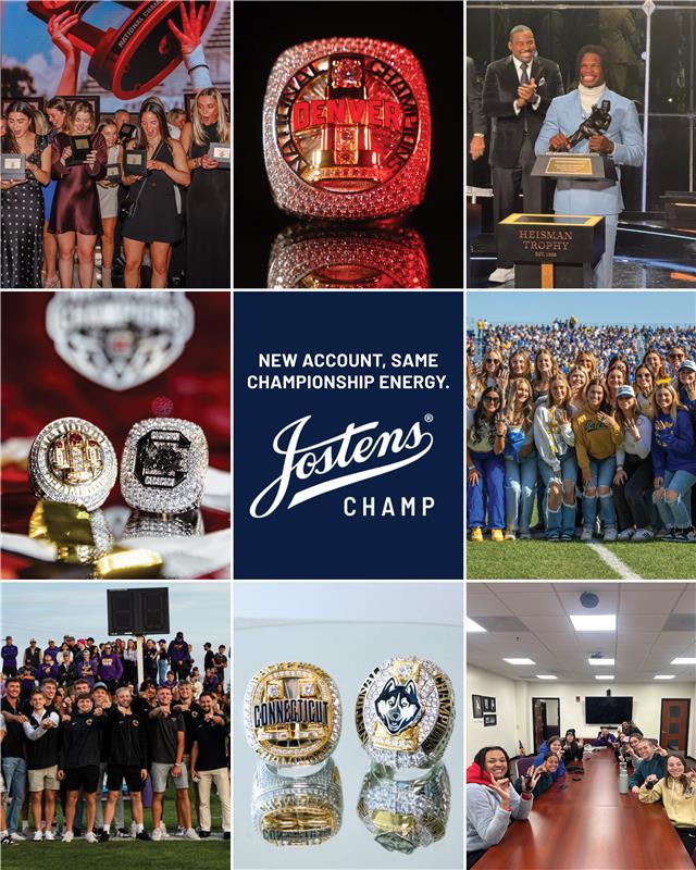 Jostens (@jostens) on Twitter photo Love our college championship content? Follow our NEW account, <a href="/JostensChamp/">Jostens Championship Rings</a>, to see the latest ring designs & keep up with everything weโre doing in college sports, all in one place!
Bonus: something BIG is being revealed on the new page in just a few days, so stay tuned! Love our college championship content? Follow our NEW account, <a href="/JostensChamp/">Jostens Championship Rings</a>, to see the latest ring designs & keep up with everything weโre doing in college sports, all in one place!
Bonus: something BIG is being revealed on the new page in just a few days, so stay tuned!