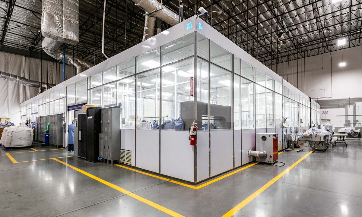 TerraUniversal's tweet photo. We build cleanrooms for a wide range of industries, including pharmaceuticals, biotechnology, medical devices, aerospace, defense, automotive, and microelectronics, ensuring compliance with strict regulatory standards through our expert-driven design build approach. https://t.co/WOSguxcZ6R