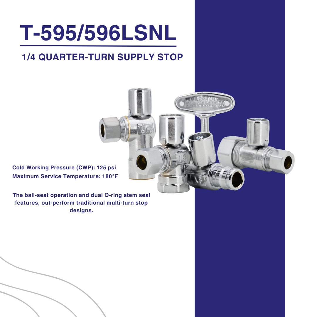 Upgrade to T-595/596LSNL Supply Stops for reliable, leak-free performance! With a durable forged brass body and sleek chrome finish, it's the perfect replacement for worn, leaky stops.
#Legend #Plumbing
