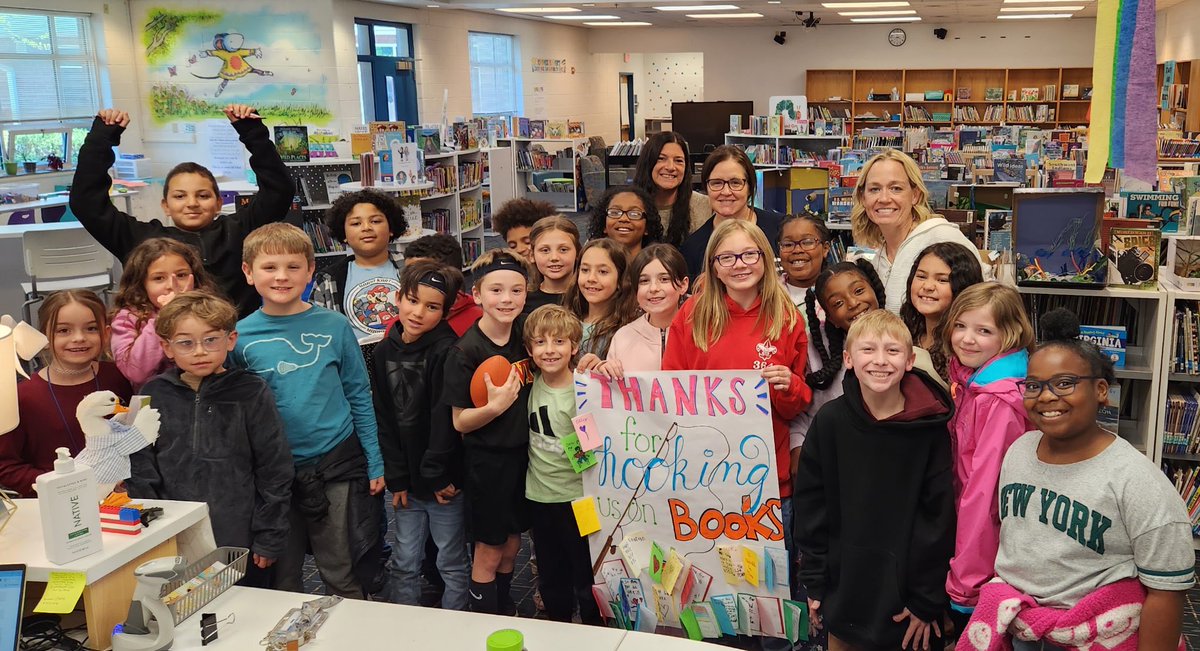 Hermitage VB Library (@vbhermitagelmc) on Twitter photo ๐โจ Happy National Library Week! A big thank you to Mrs. Robertson's class for their sweet poster: โThanks for hooking us on books!โ Your support helps us transform lives through reading! ๐<a href="/HESVBVikings/">Hermitage Elementary</a> <a href="/vbschools/">VBSchools</a> <a href="/DavidSchleck/">David Schleck</a> ๐โจ Happy National Library Week! A big thank you to Mrs. Robertson's class for their sweet poster: โThanks for hooking us on books!โ Your support helps us transform lives through reading! ๐<a href="/HESVBVikings/">Hermitage Elementary</a> <a href="/vbschools/">VBSchools</a> <a href="/DavidSchleck/">David Schleck</a>
