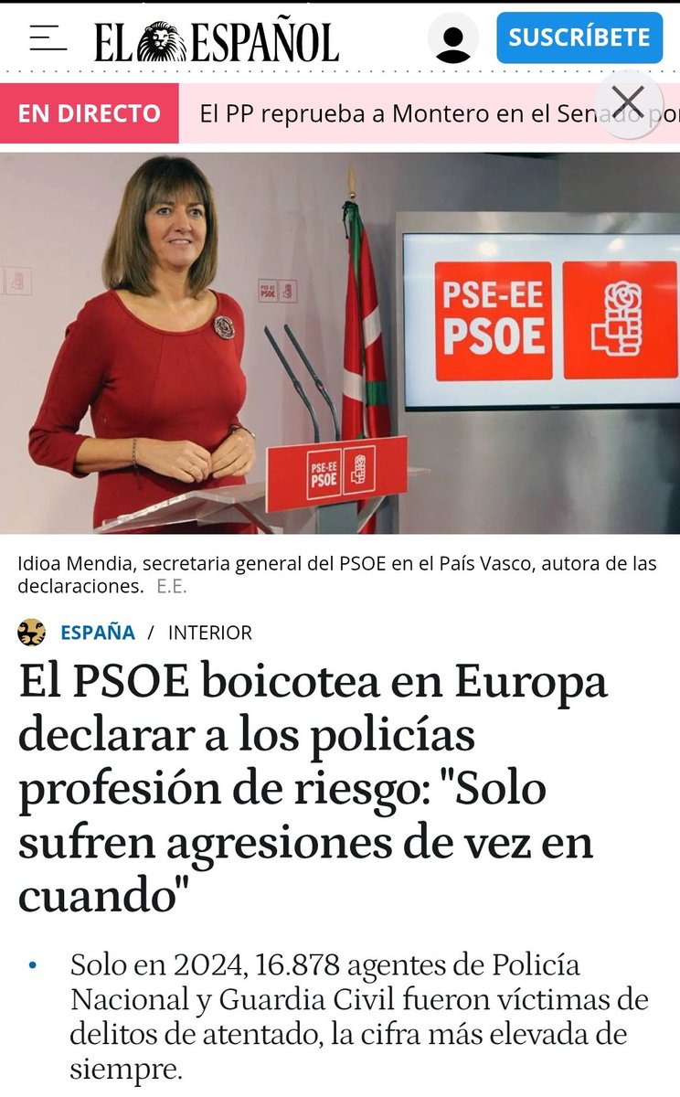 jucilnacional's tweet photo. 🥀 El PSOE en Europa contra la @guardiacivil y la @policia.

‼️BOICOTEAN‼️reconocer su profesión de riesgo.

Para este partido: "Solo sufren agresiones de vez en cuando".

𝗘𝗻 𝟮𝟬𝟮𝟰, 𝟭𝟲.𝟴𝟳𝟴 𝗴𝘂𝗮𝗿𝗱𝗶𝗮𝘀 𝗰𝗶𝘃𝗶𝗹𝗲𝘀 𝘆 𝗽𝗼𝗹𝗶𝗰í𝗮𝘀 𝗻𝗮𝗰𝗶𝗼𝗻𝗮𝗹𝗲𝘀 𝗳𝘂𝗲𝗿𝗼𝗻 𝘃í𝗰𝘁𝗶𝗺𝗮𝘀 𝗱𝗲 𝗱𝗲𝗹𝗶𝘁𝗼𝘀 𝗱𝗲 𝗮𝘁𝗲𝗻𝘁𝗮𝗱𝗼.

#ProfesiónDeRiesgoYa