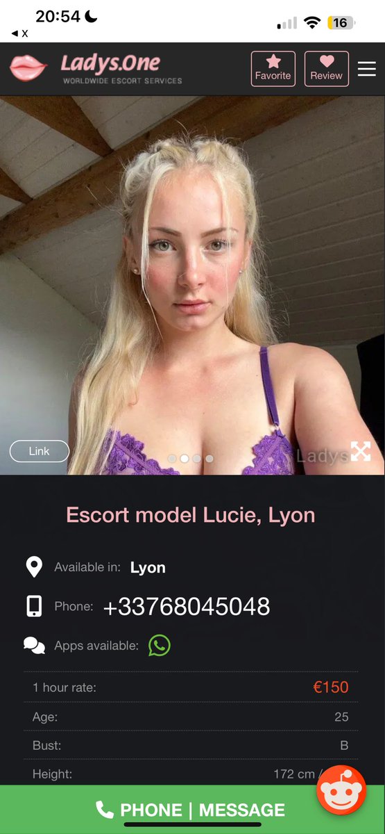 AntiFakeHere's tweet photo. @_itsanais Fake ! Photo trouvée sur un site d’escorting sous le nom de Lucie https://t.co/G9ucSUWaVM