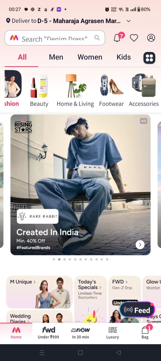 GoyalPrashal's tweet photo. In no context to mock, just a social service. Found some text cutting issues in @myntra pls check it out. Thanks #myntrafinds #myntra https://t.co/PyK7tDOuET