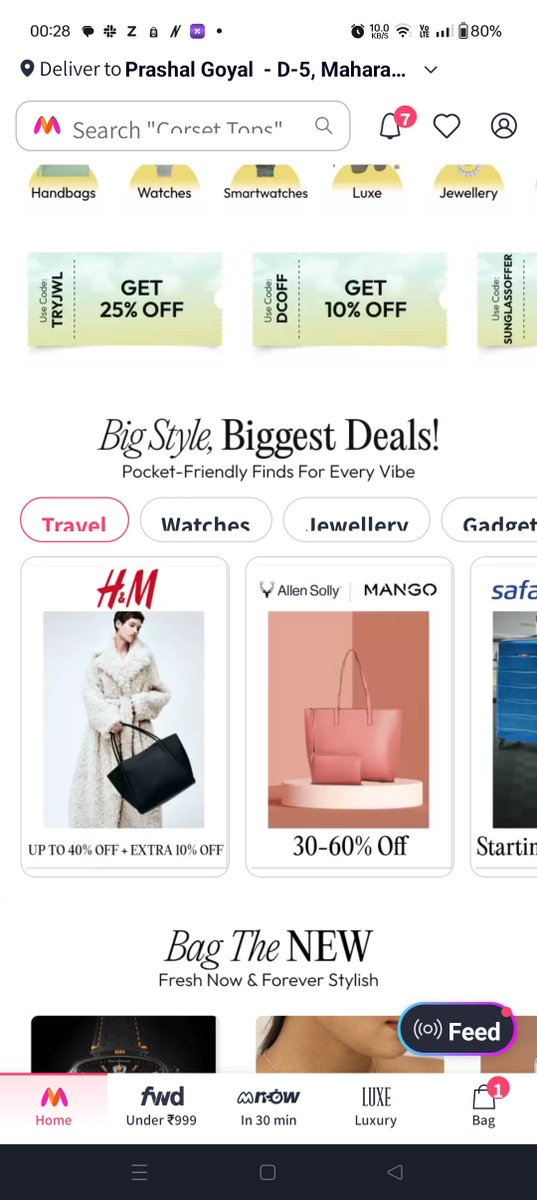 GoyalPrashal's tweet photo. In no context to mock, just a social service. Found some text cutting issues in @myntra pls check it out. Thanks #myntrafinds #myntra https://t.co/PyK7tDOuET