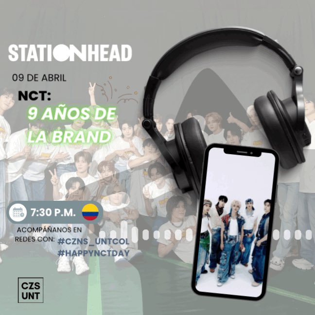 czns_unitedcol's tweet photo. czennies! 💚
recuerden que tenemos una cita hoy para celebrar los 9 años de NCT 🥹

nos vemos en @STATIONHEAD a las 7:30 PM 🇨🇴

#CZNS_UNTCOL #HAPPYNCTDAY https://t.co/PZmTfZeBLf