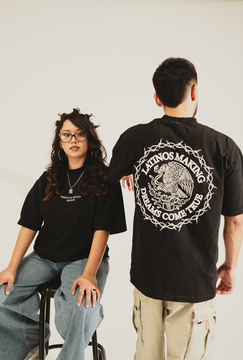 “Latinos Making Dreams Come True” Spring 2025 Collection🌟

All items will be available at our 4 year anniversary party this Saturday. First come first serve!

In the meantime use discount code: 4YEAR25 to get 15% off all selected items online now🥳
Link: tropicazaoc.com