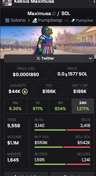 ChainRover's tweet image. $maximusa 

mc 180k 

CA :HQnm1dYLAPpmBVcXkTXCVhxMH6k3CsDNLecAEE41LQnv

millions coded! Elon my uncle (elon if u see this send me 1mil)  he posted  about it!