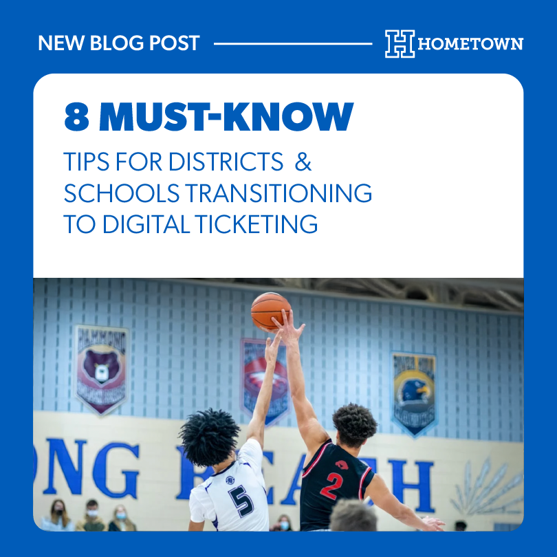 meethometown's tweet image. 🎟️ Simplify your school or athletic program's ticketing with digital solutions! Our blog shows how Hometown makes it easy for organizers, fans &amp;amp; students. 🚀 Read more: 
ow.ly/YjbV50Vxug8 

 #DigitalTicketing #EventSolutions #SchoolsAndSports #Hometown